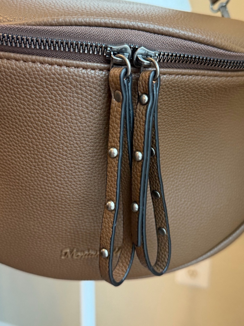 🤎Montana West Leather Brown Crossbody Bag. Like new/ NWOT - Picture 13 of 15